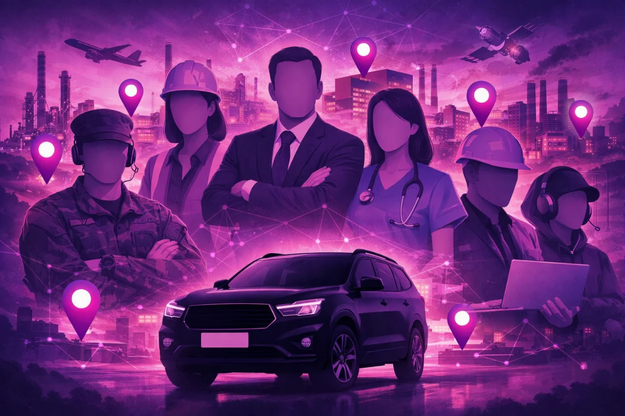People & vehicles